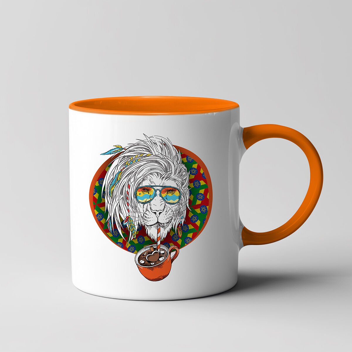 Ethiopia Desenli Kupa Bardak
