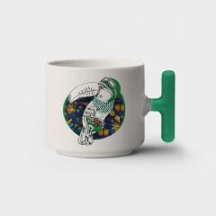 Brazil Desenli T Kulplu Bardak